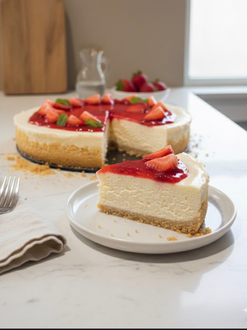Strawberry cheesecake