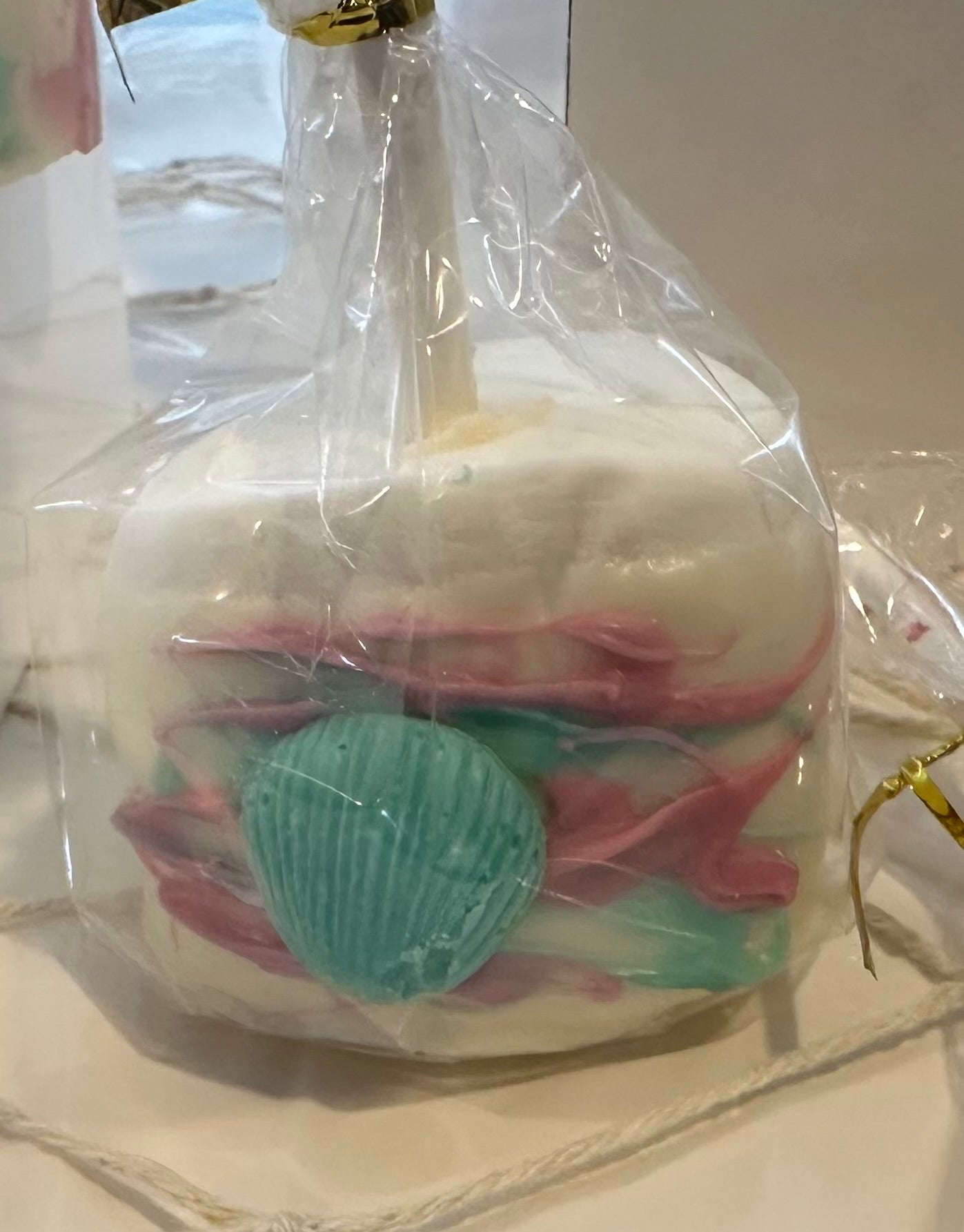 Chocolate-covered marshmallow