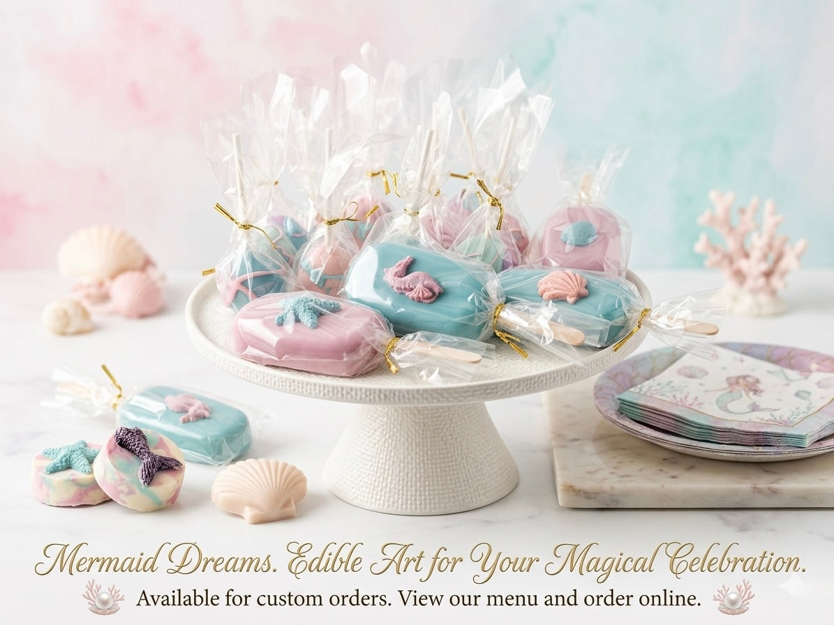 Chocolate-covered popsicle cake